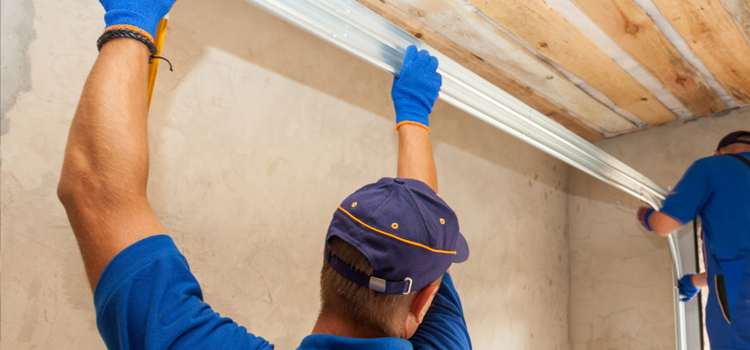 commercial overhead garage door repair in Wilton